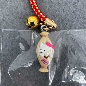 2003 Hello‎ Kitty Gotochi Ibaraki Natto Keychain Phone Strap